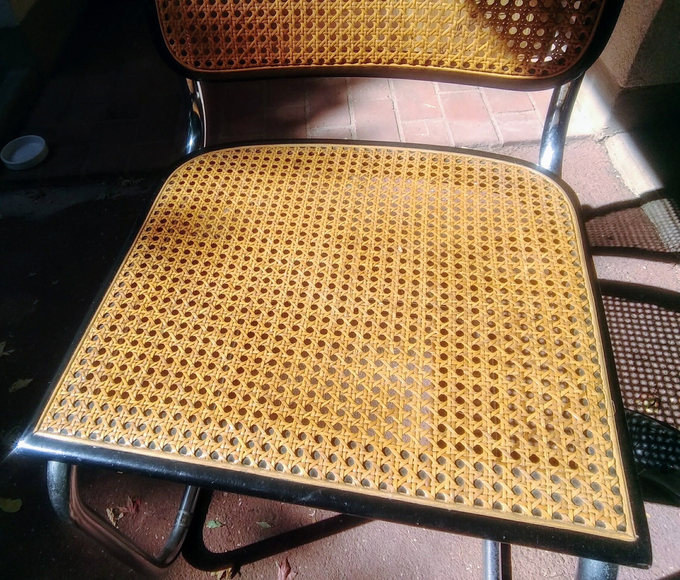 Marcel Breuer B32 cannage chair