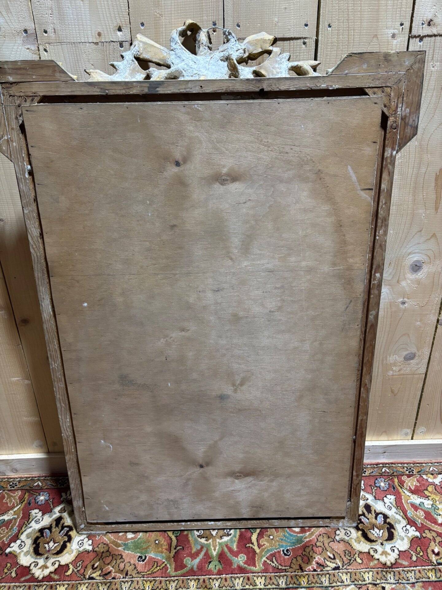 Louis XVI style rectangular mirror