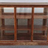 Antique wooden jeweller's display case