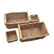 Set of four wicker baskets