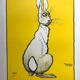 Lithographic poster by Georges Arliss - The Wild Rabbit (1899) - 2010s