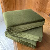 Scandinavian teak bench bed 140
