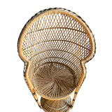 Wicker armchair