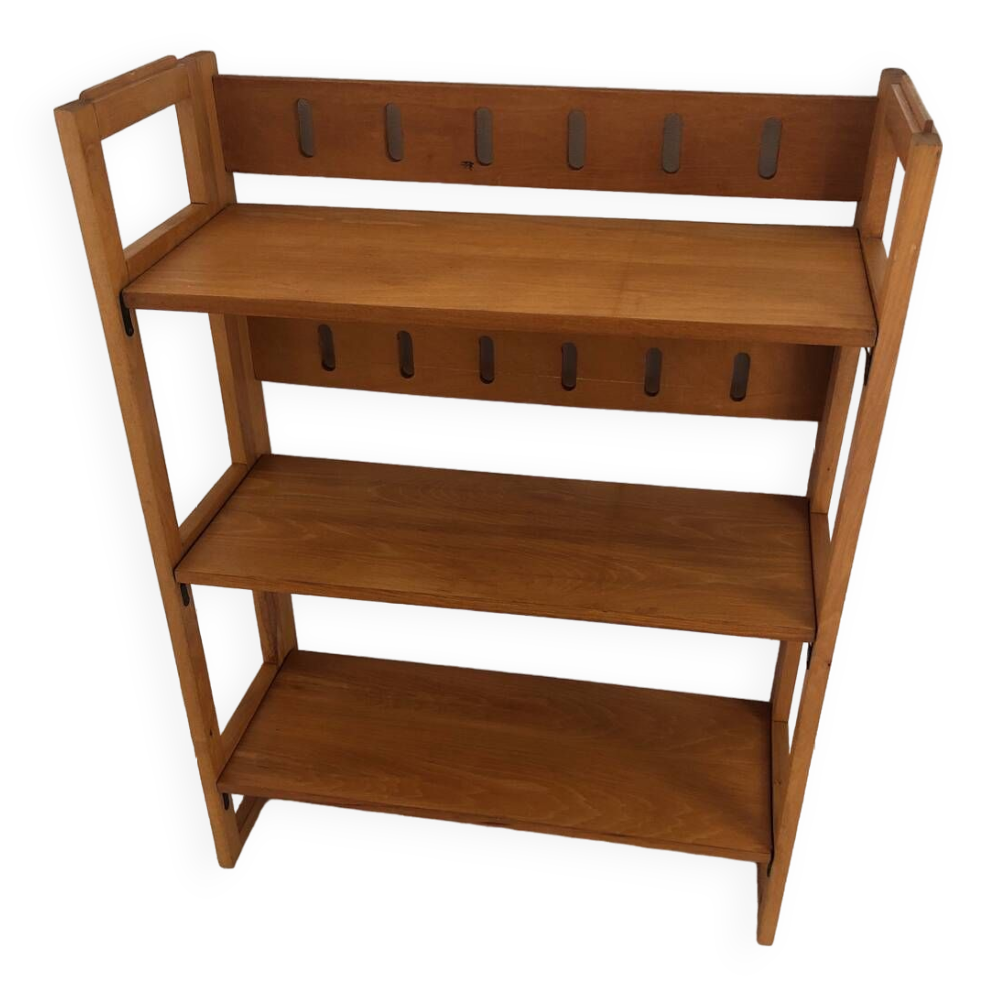 Vintage folding second-hand bookshelf