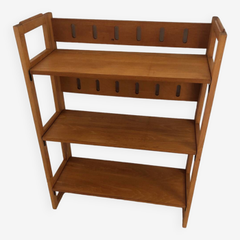 Vintage folding second-hand bookshelf