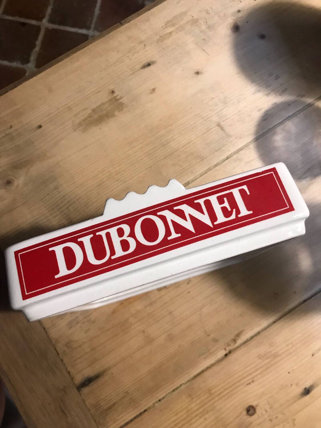 Dubonnet advertising ashtray
