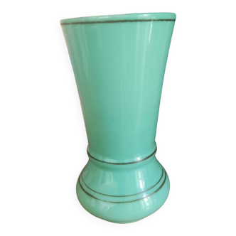 Vase opaline vert céladon