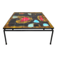 Vintage Belarti ceramic tile coffee table 1960