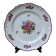 Round dish decorated with a bouquet of flowers Saint Amand Vieux Strasbourg