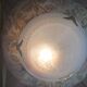 Set of 2 vintage wall/ceiling lights