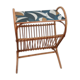 Side table with magazines