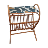 Side table with magazines