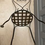 Chaise en fer forgé pour enfant