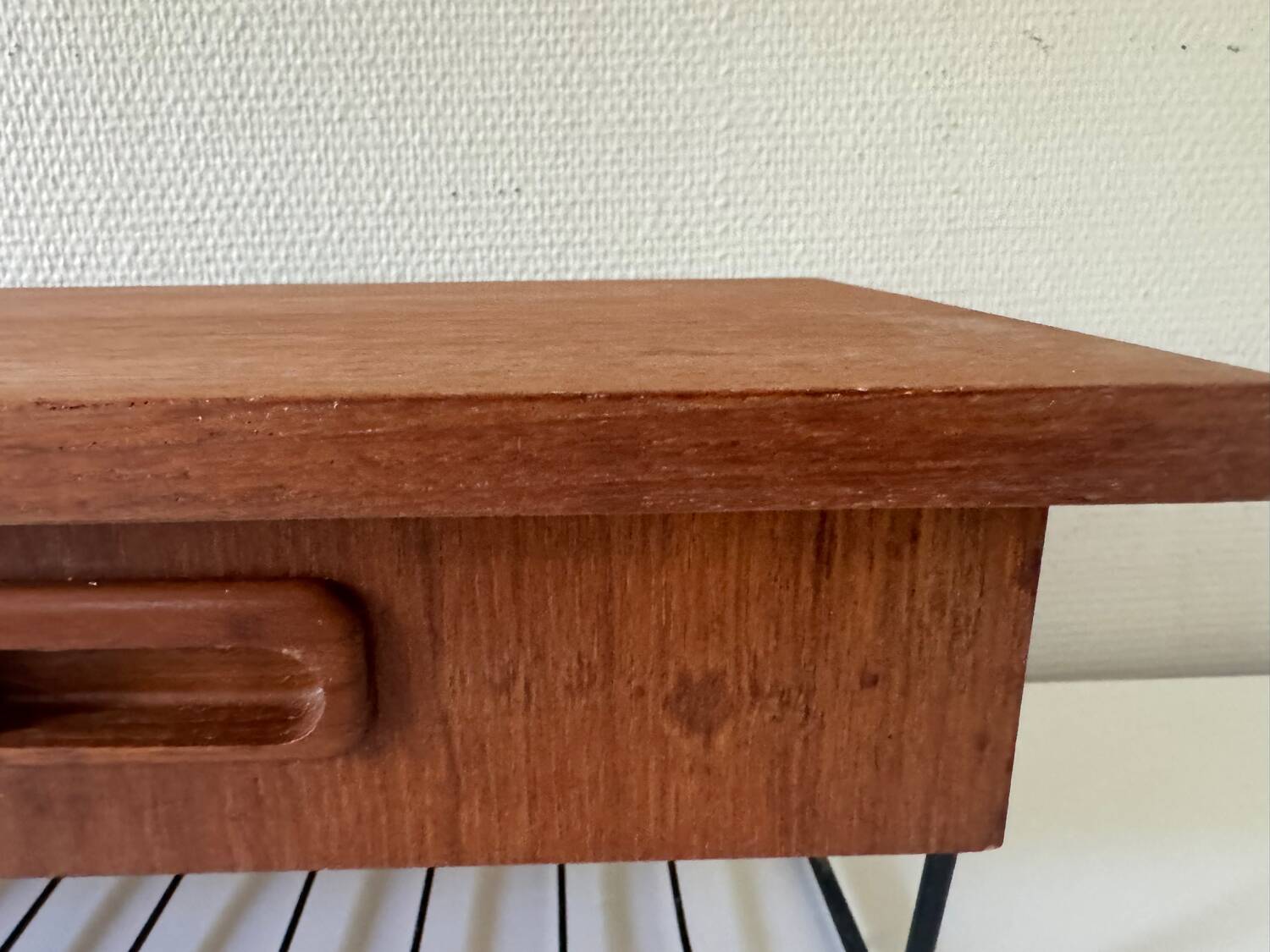 Vintage Norwegian Floating Teak Wall Shelf, 1960s