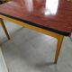 Rare Dining Table Farm Wood and formica Extendable for 10 people year 50 60
