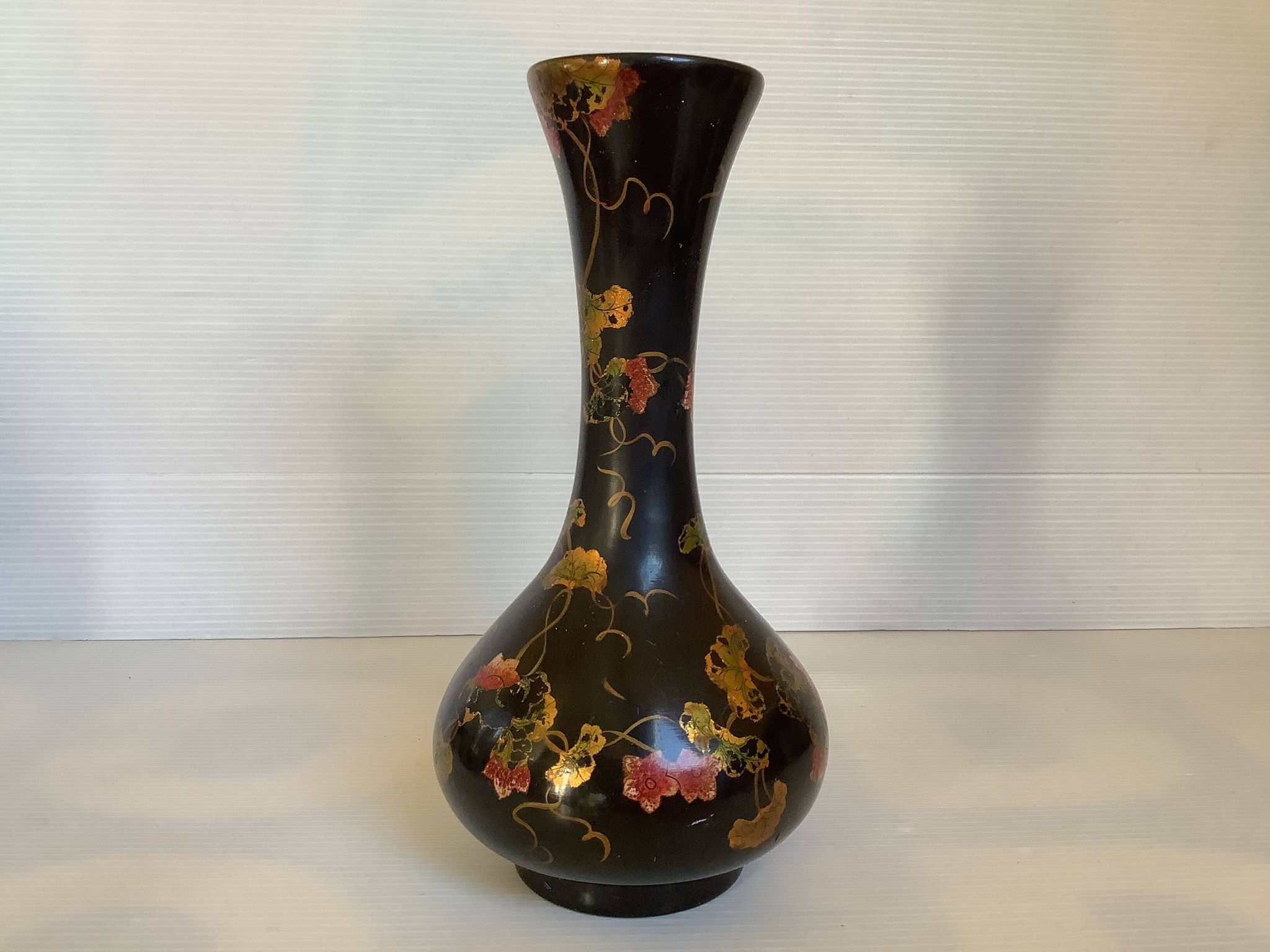 Vase décor japonisant