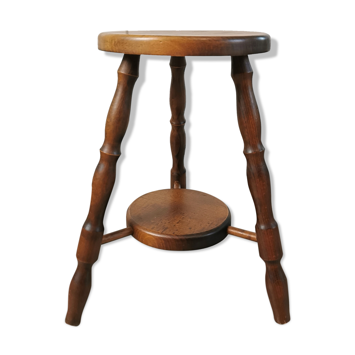 Tabouret tripode vintage