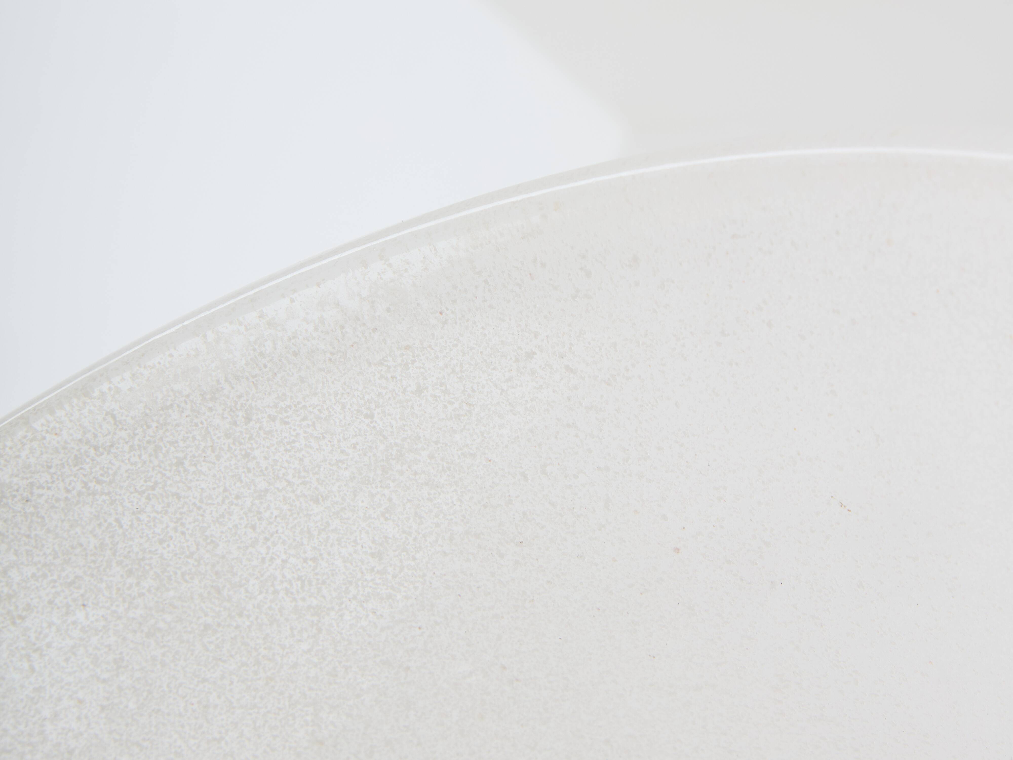 Large Art Deco frosted glass vase by Karl Springer for Seguso 1980