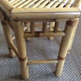 Bamboo side table