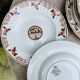 Plat et assiettes art déco, Longwy - décor Maurice