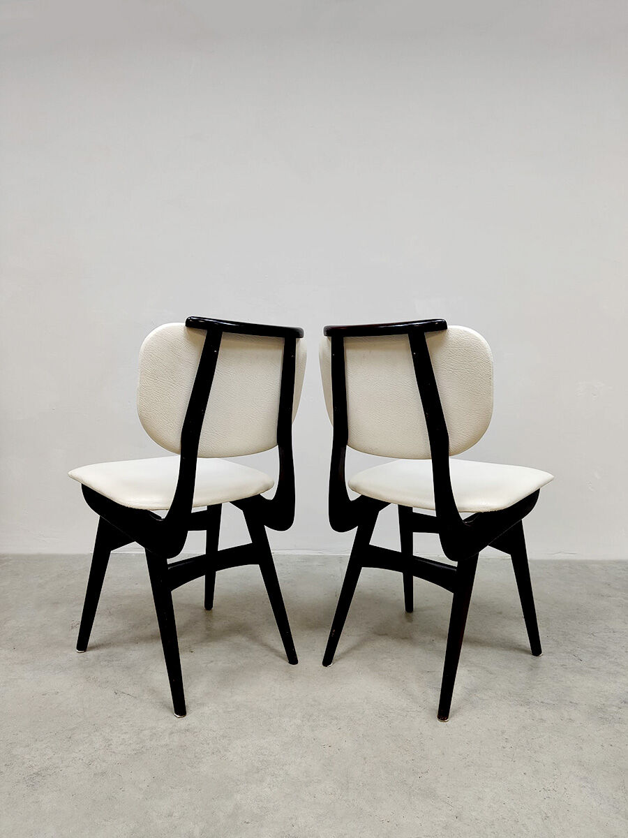 Vintage Dutch dining chairs 'Zwaag' Bako 1960