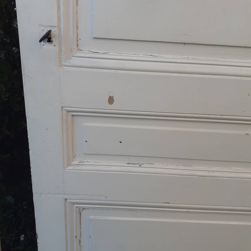 3 large old Haussmann-style wardrobe doors 19th century H260cm