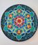 Superb enamel dish from Longwy, signed, year 1940.