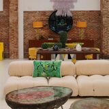 White Modular Sofa Model Camaleonda Designed By Mario Bellini. Italy 1970