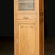 Superb Art Deco column in solid mahogany (circa 1920). Rare.