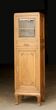Superb Art Deco column in solid mahogany (circa 1920). Rare.
