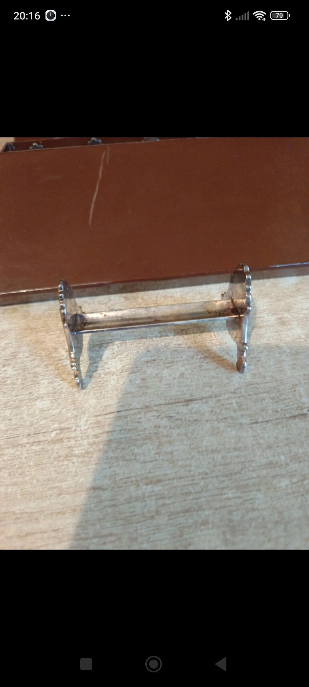 12 silver-plated metal knife rests Ravinet d'Enfert