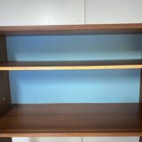 Vintage bookcase with compass feet from the 60s