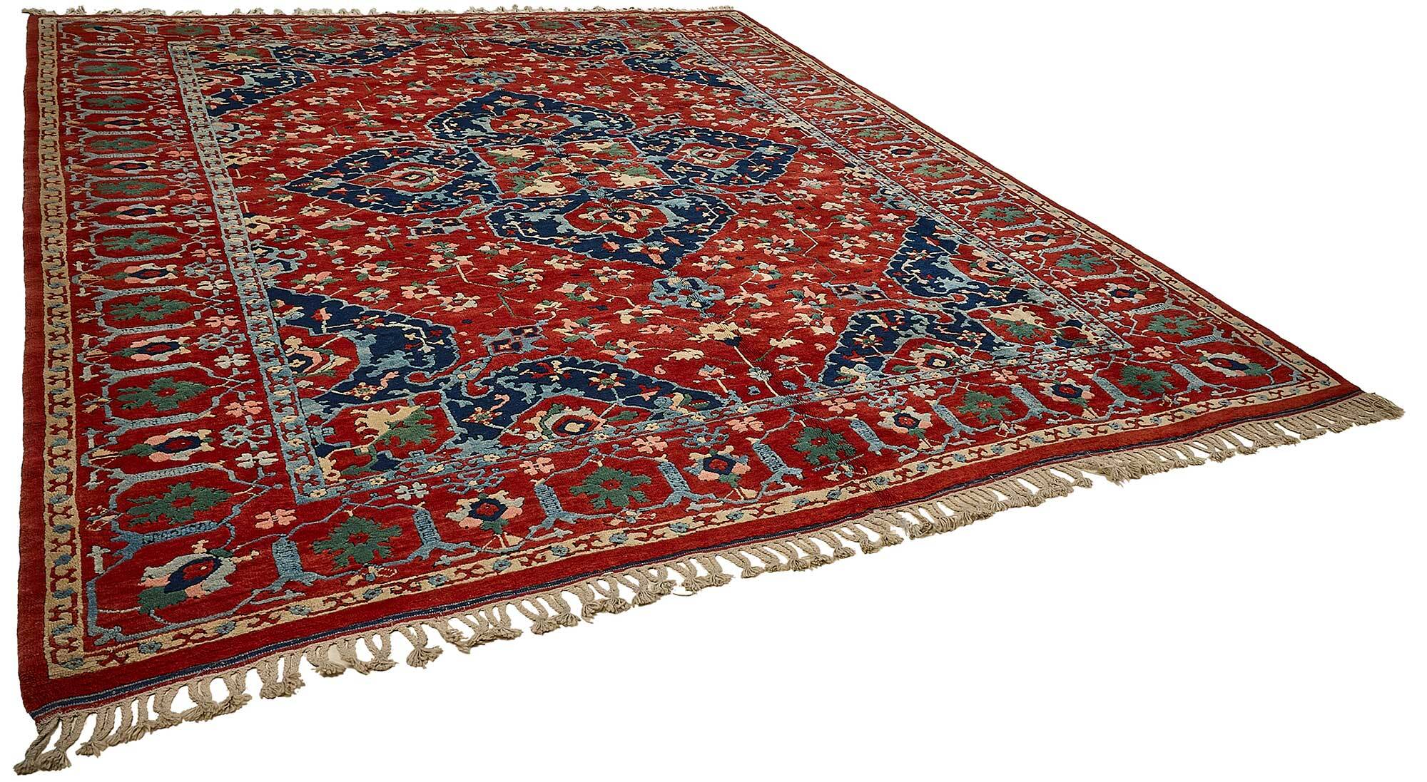 Turkish Handknotted Wool Oushak Rug 313 cm x 360 cm