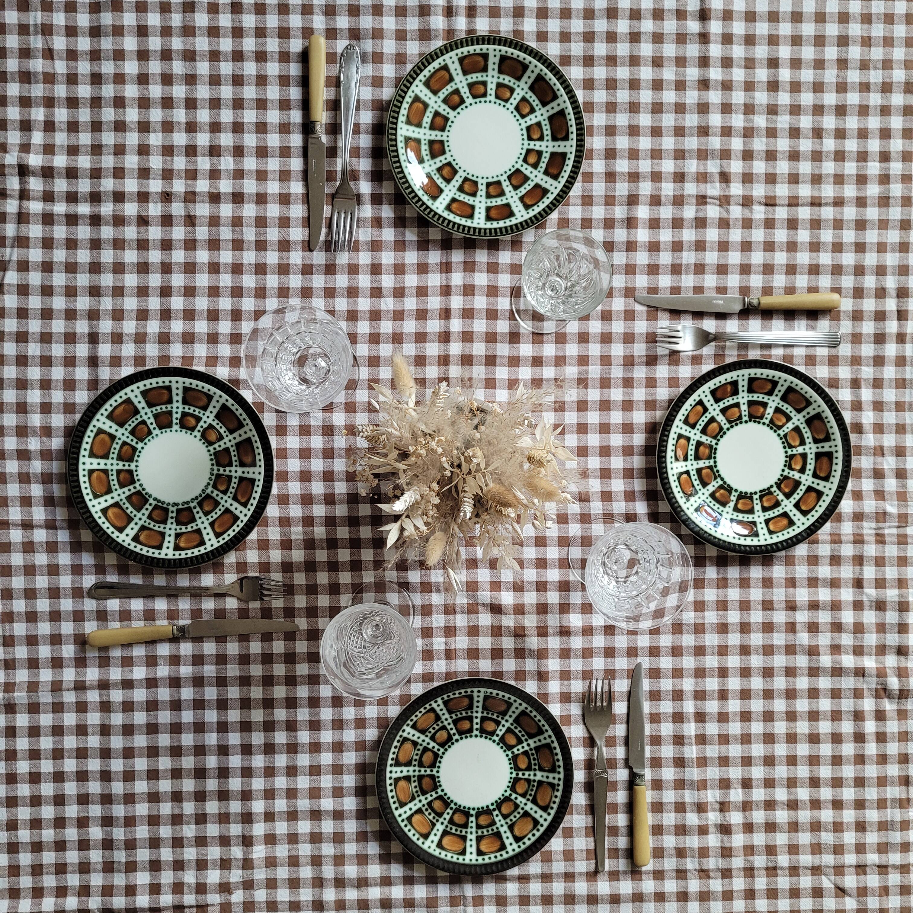 La Redoute x Selency set of 4 Bernadette dessert plates