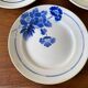 Set of 4 flat plates mismatched