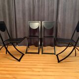 Set of four Sinus chairs by Karl Friedrich Förster, KFF, Germany, 1980s