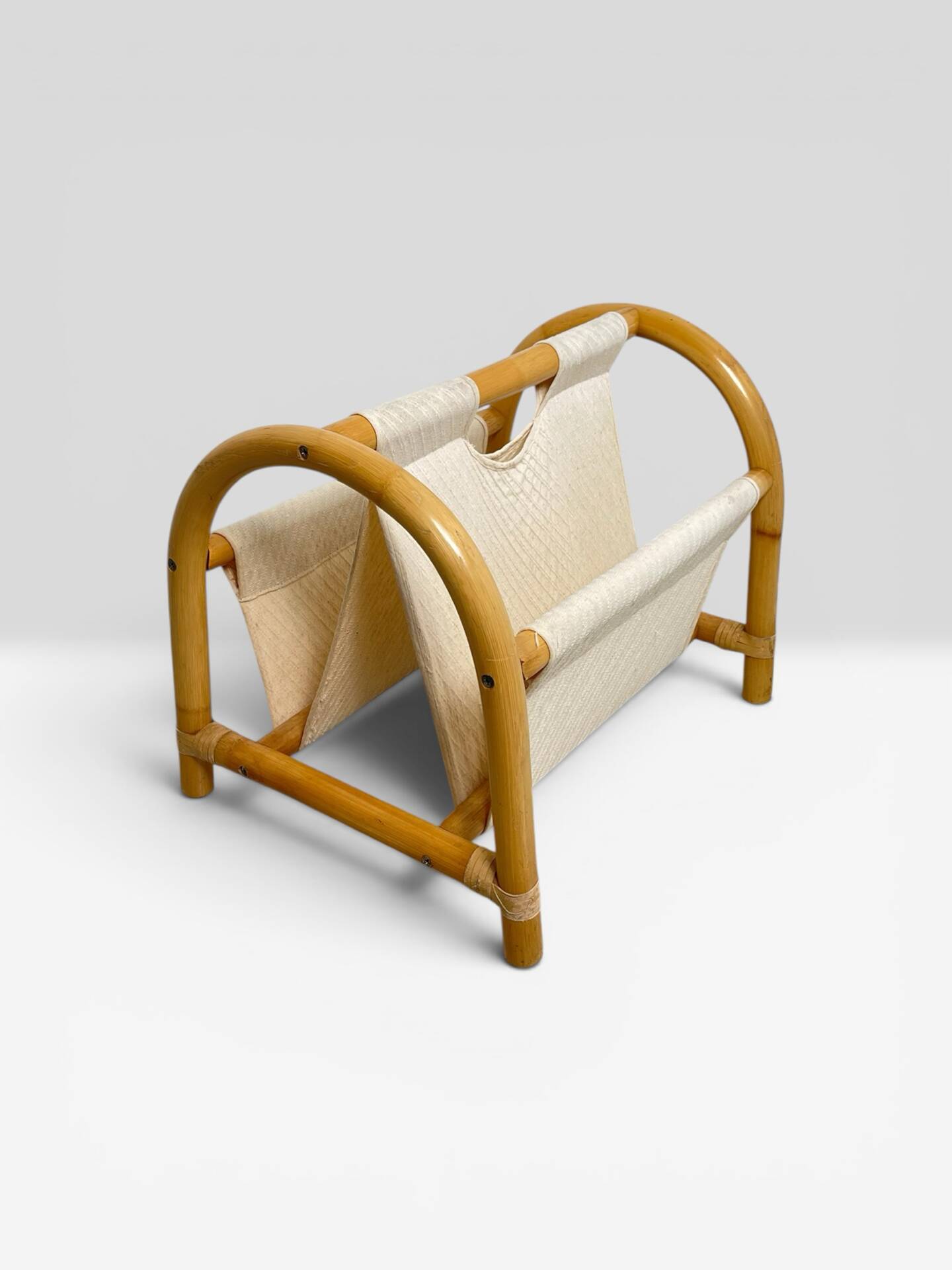 Bamboo magazine rack 1980