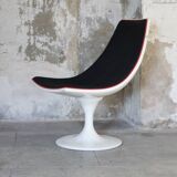 Space Age armchair lacquered fiber and fabrics 1970
