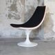 Space Age armchair lacquered fiber and fabrics 1970