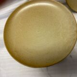 Set of 6 vintage sandstone plates