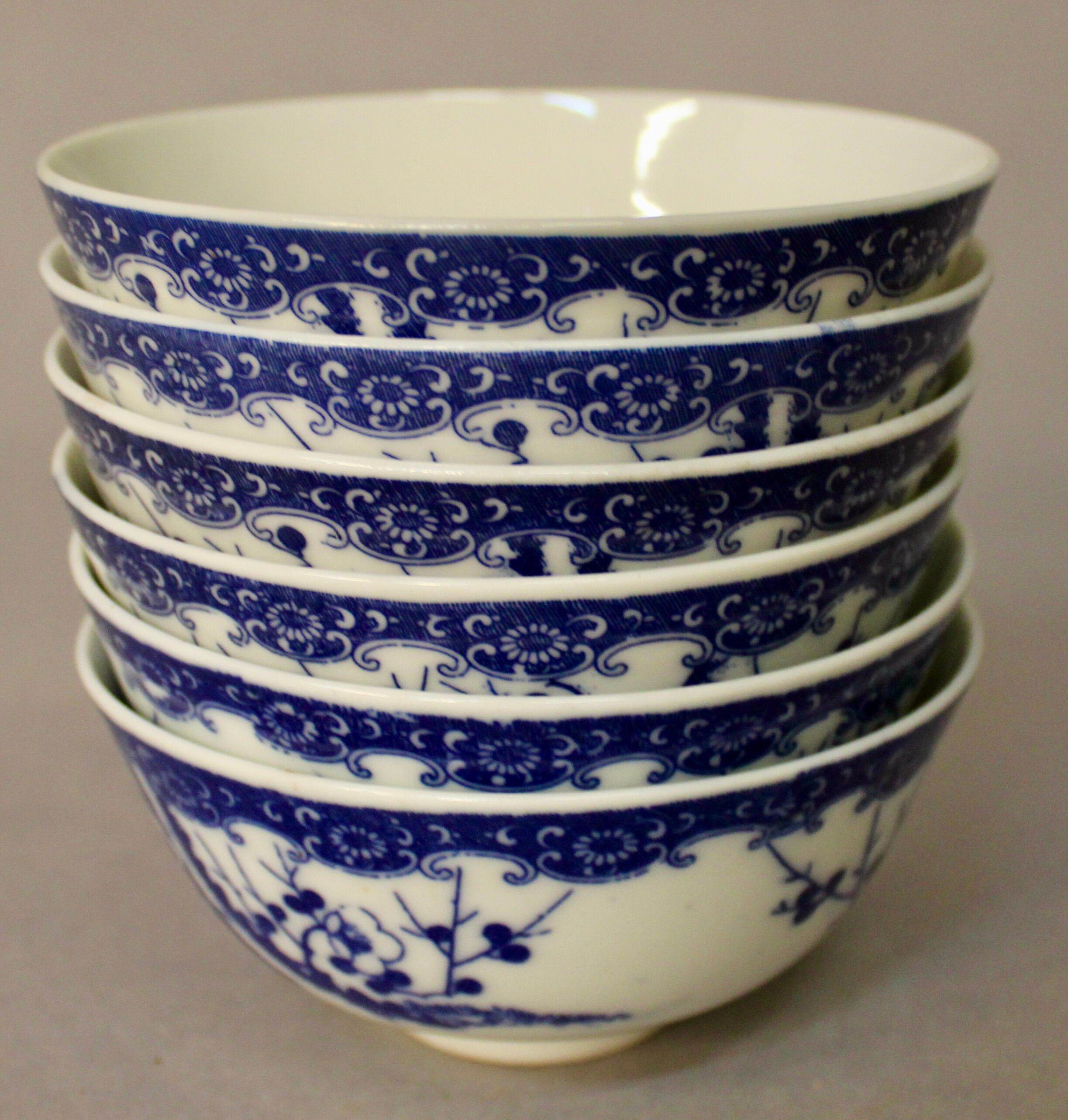 Set de 6 bols en porcelaine Made in Japan
