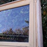 Wooden canopy 3 windows with bellows and abbatant