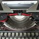 typewriter Olympia metal large cart A3 years 60