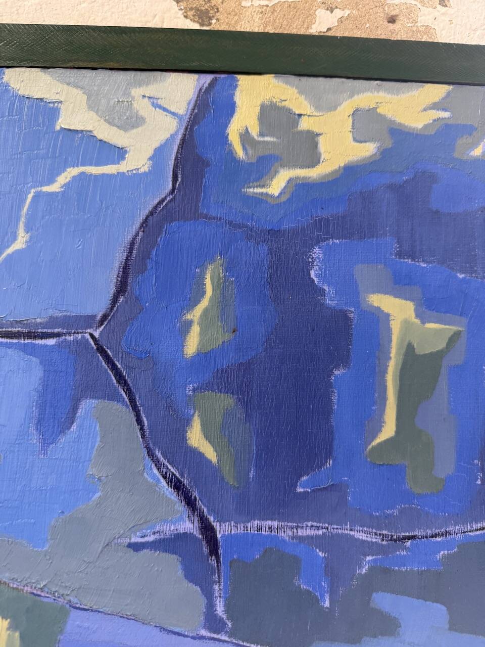 Saunière Audouze XL blue jar painting