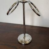 Chrome countertop towel rack