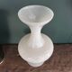 Large white opaline vase