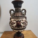 Majolica-style vase