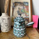 Vallauris vintage ceramic chocolatier signed Robert Picault