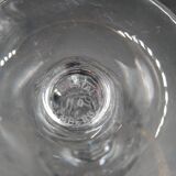 6 Wine glasses in cut crystal from Lorraine LEMBERG model NORA H 18 cm