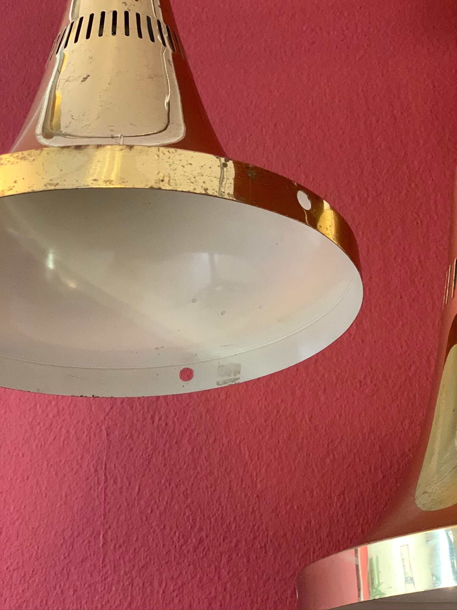 Swedish MidCentury Brass Ceiling Lamps by Hans-Agne Jakobsson for Markaryd